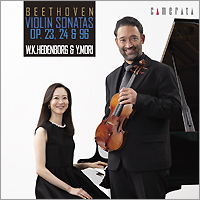 Wilfried Kazuki Hedenborg's CD Beethoven: BEETHOVEN: Violin Sonatas Op.23, Op.24 & Op.96 recorded by Camerata CMCD-28383